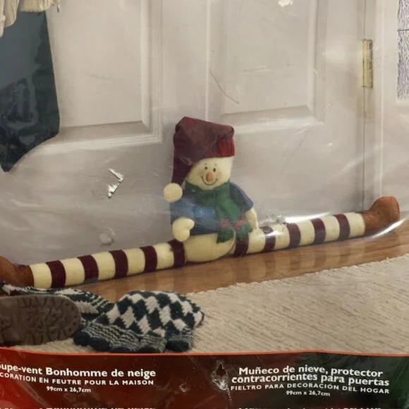 Bucilla Felt Snowman Door Draft Kit - Picture 2 of 5